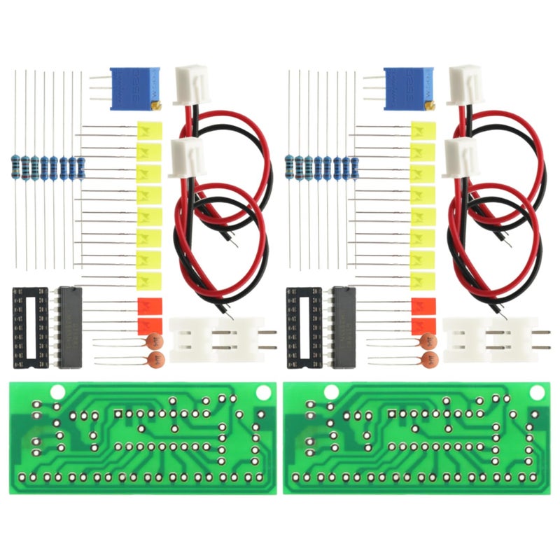 GODIYMODULES 2Pcs 10 Audio Level Indicator LM3915 DIY Kit Electronic Audio Indicator Suite - Image 5